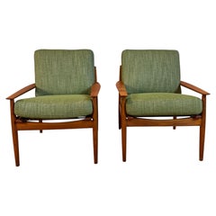 Paire de fauteuils d'Arne Vodder pour Glostrup, années 60