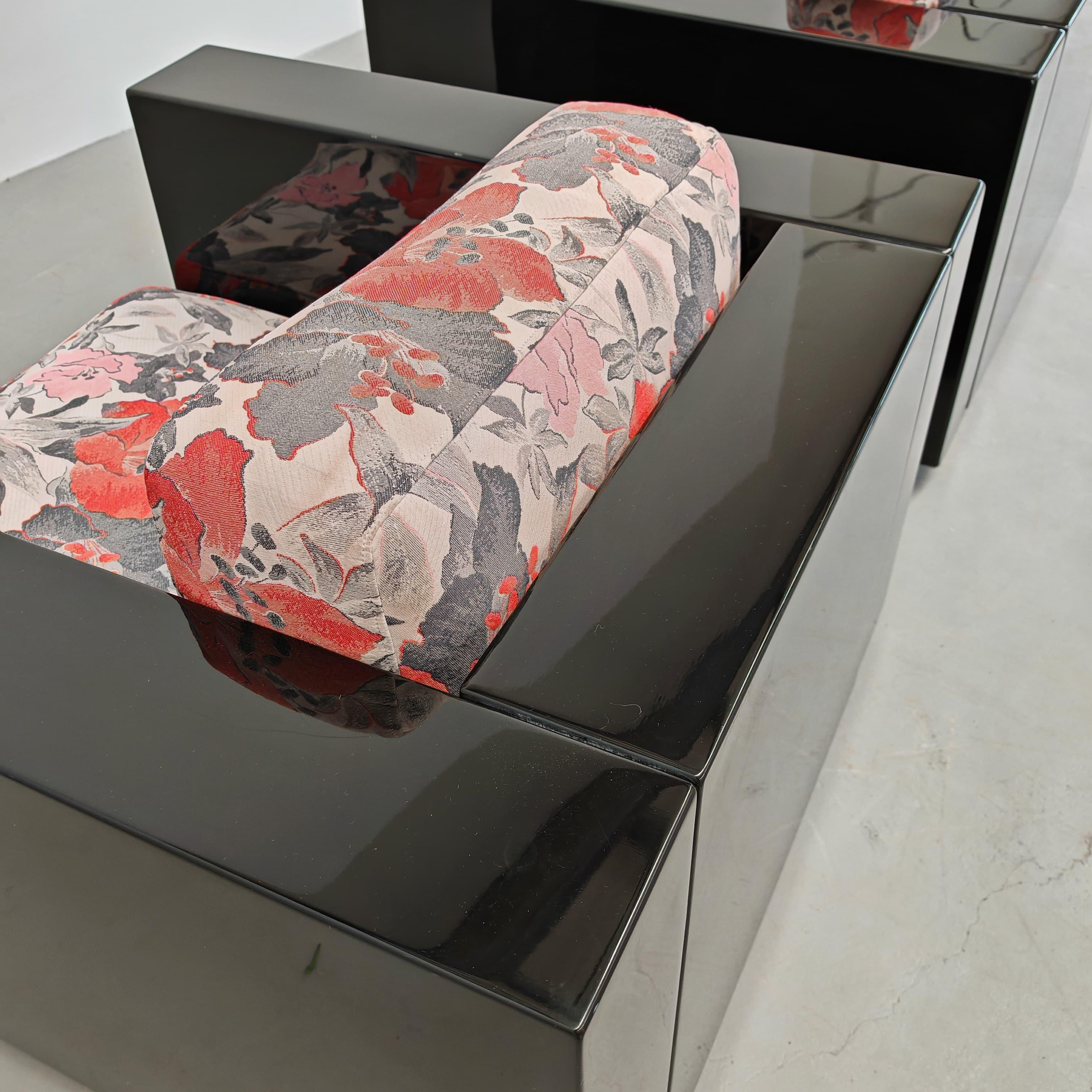 Coppia di poltrone di design vintage italiano 