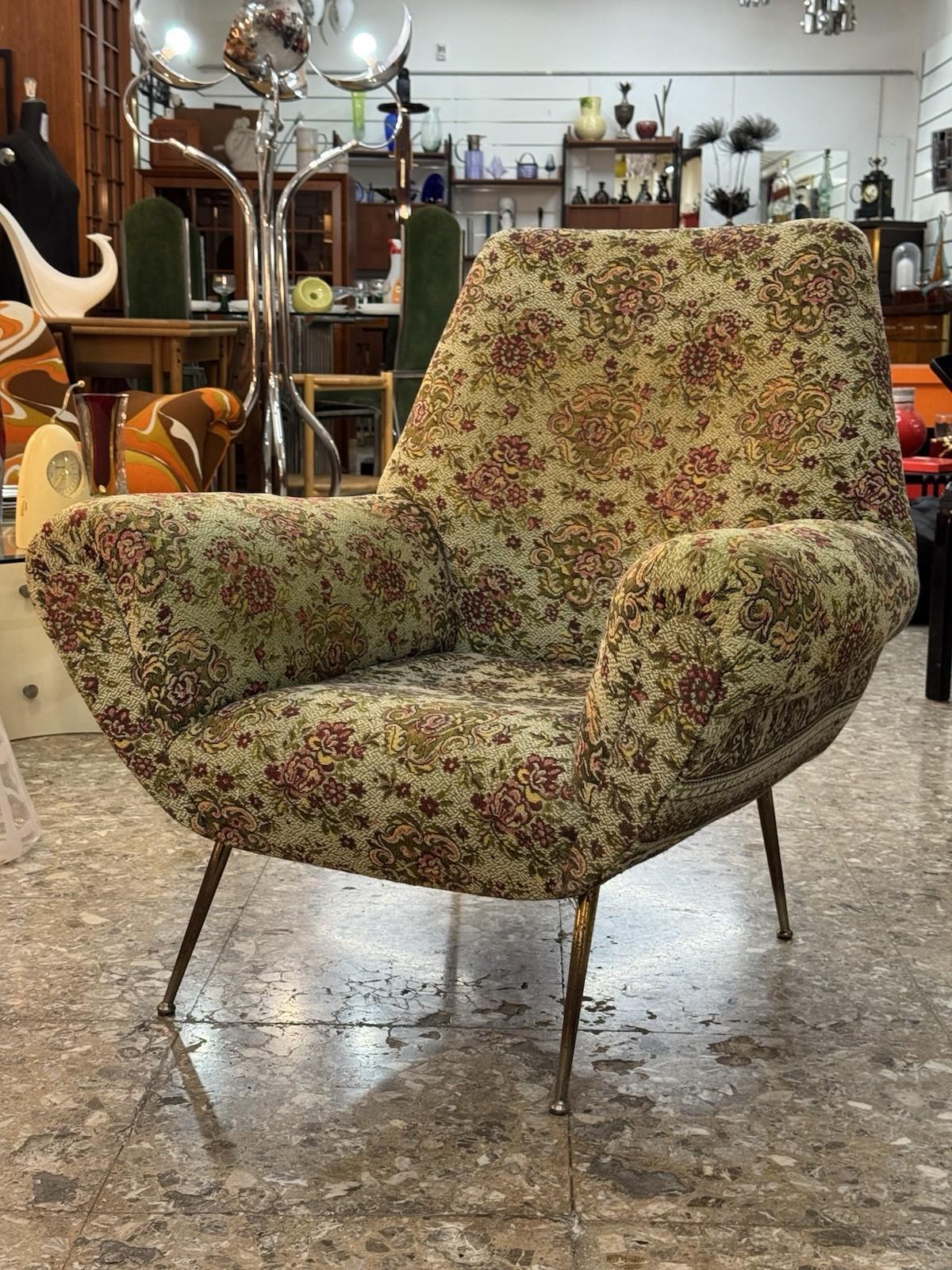 Italian Coppia Di Poltrone Di Gigi Radice Per Minotti Anni ‘50 Modernariato Mid-Century For Sale