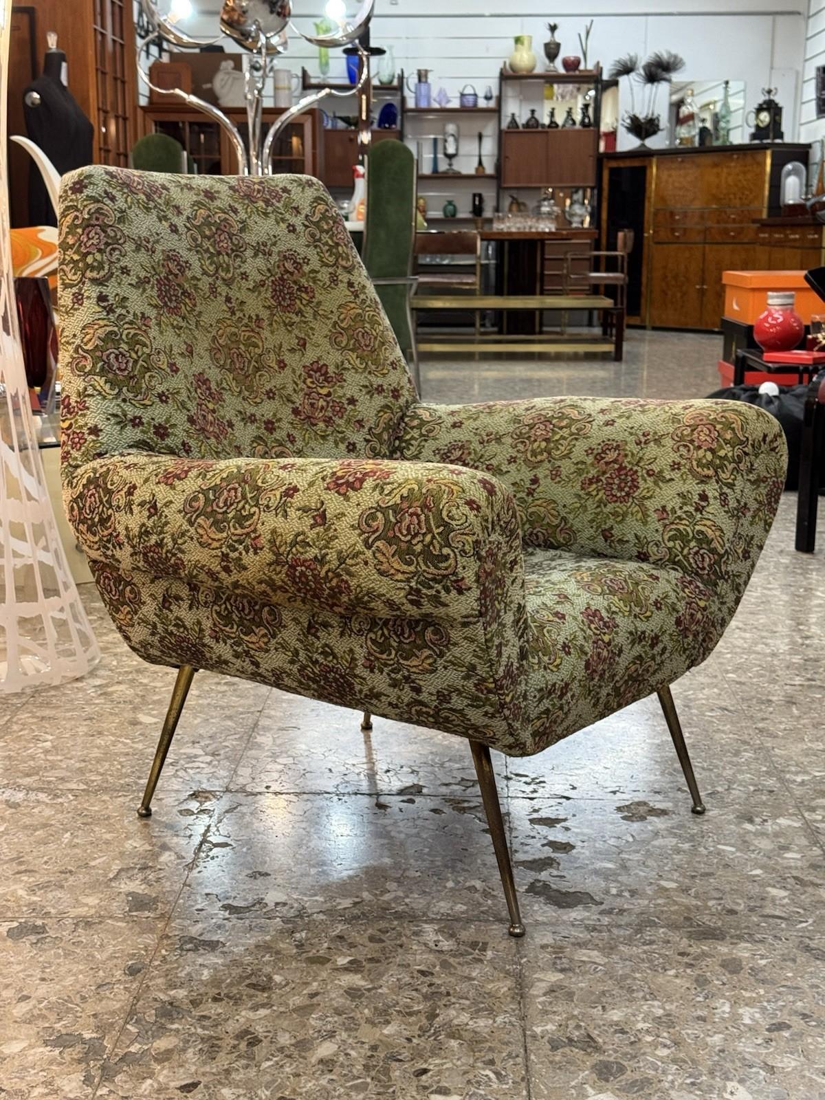 Coppia Di Poltrone Di Gigi Radice Per Minotti Anni ‘50 Modernariato Mid-Century For Sale 2
