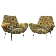 Coppia Di Poltrone Di Gigi Radice Per Minotti Anni ‘50 Modernariato Mid-Century