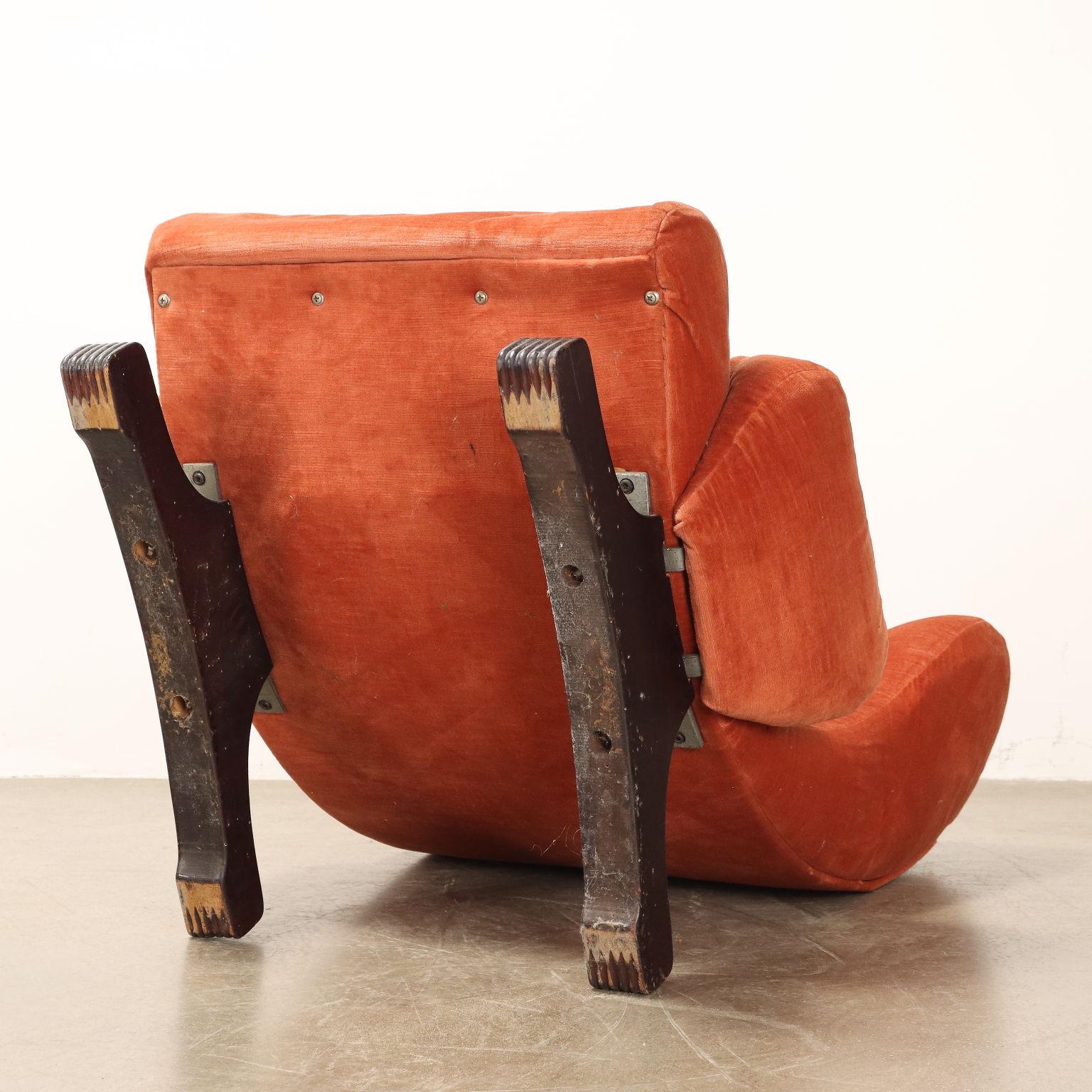 Coppia di Poltrone di Guido Bonzanini per Tecnosalotto anni 50 en vente 4
