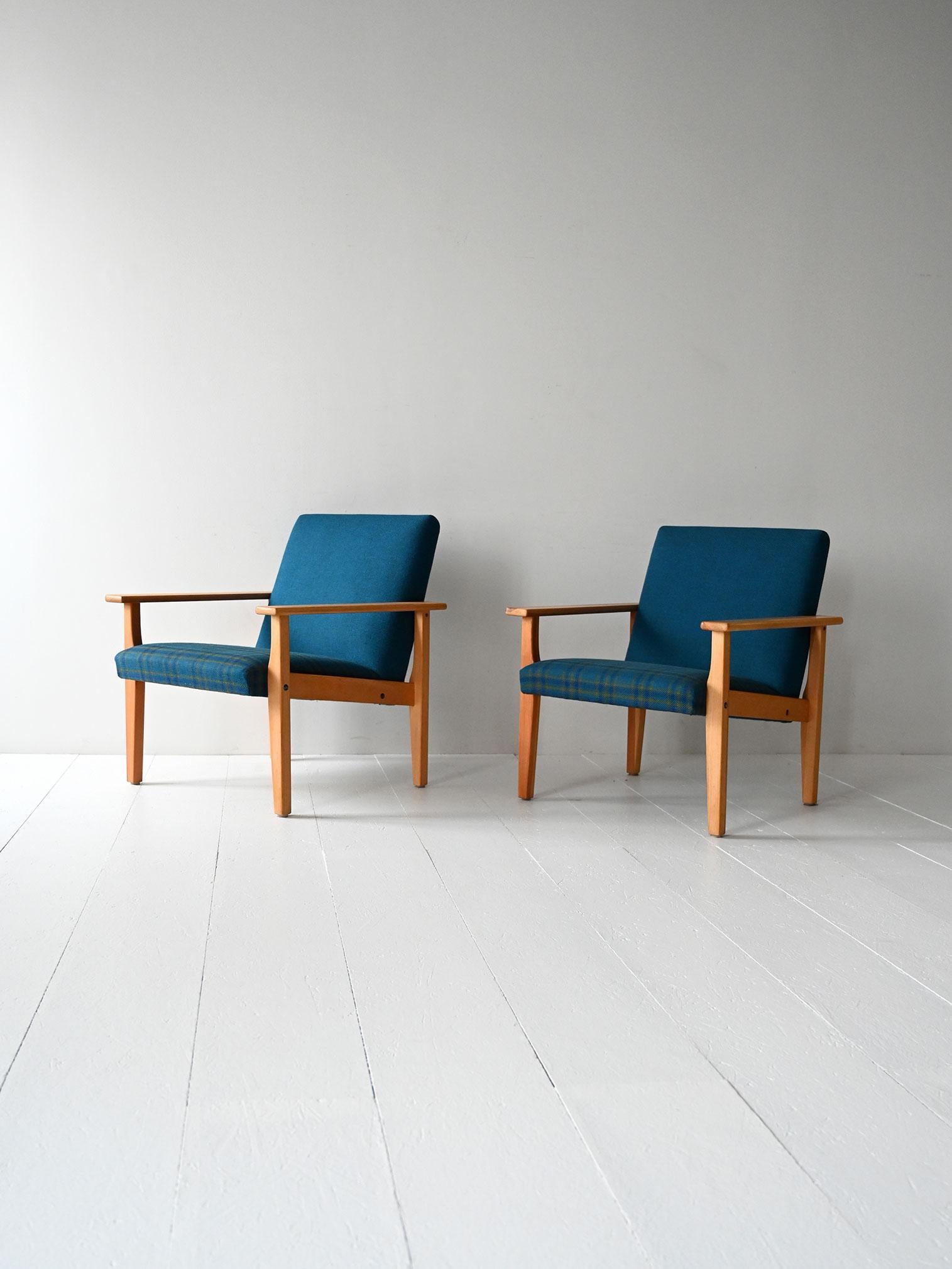 Scandinavo moderno Coppia di poltrone di Svein Bjørneng in vendita