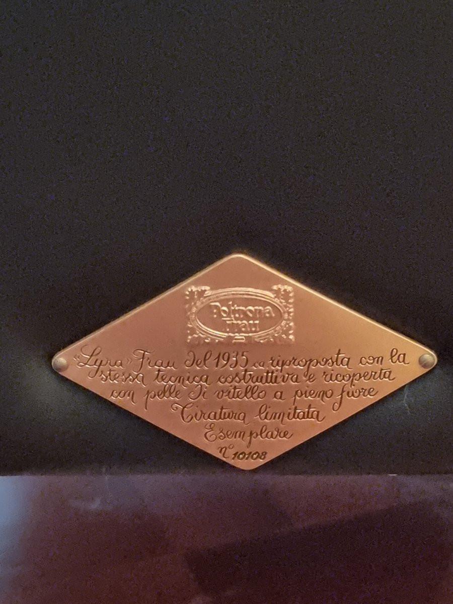 Art Déco Coppia di poltrone Frau modello “Lira” – Edizione limitata in vendita
