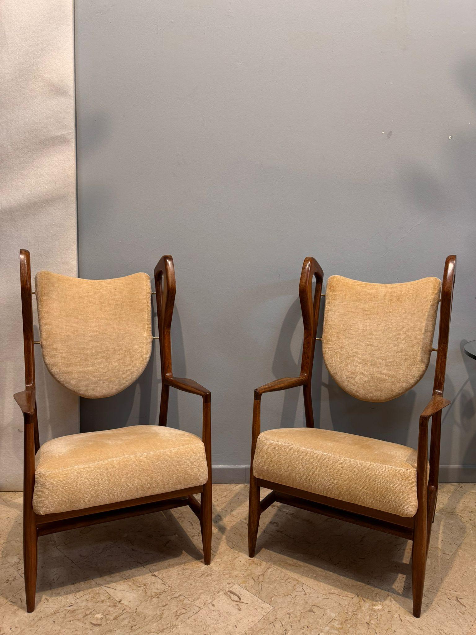 Pair of armchairs Gio Ponti 