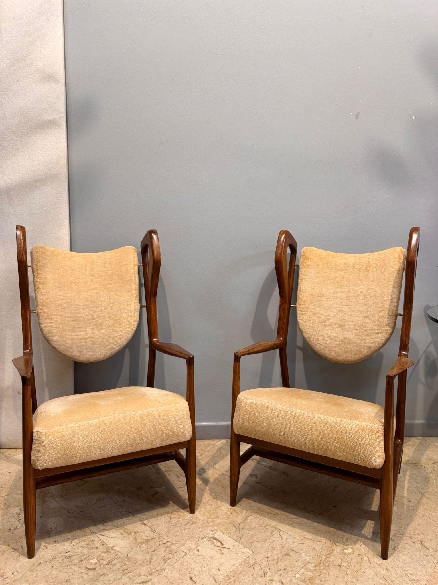 Pair of armchairs Gio Ponti 