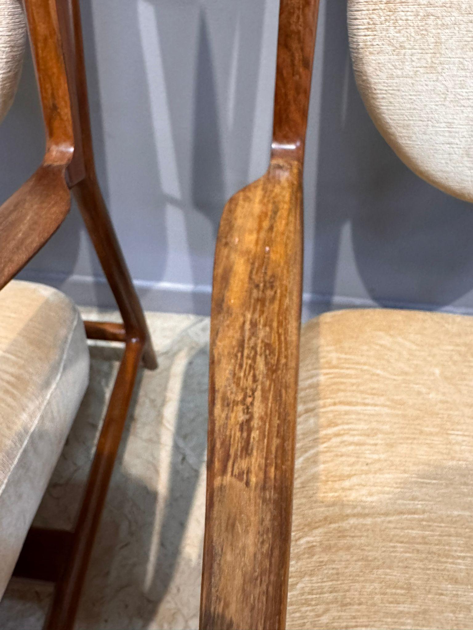 Mid-20th Century Pair of armchairs Gio Ponti 