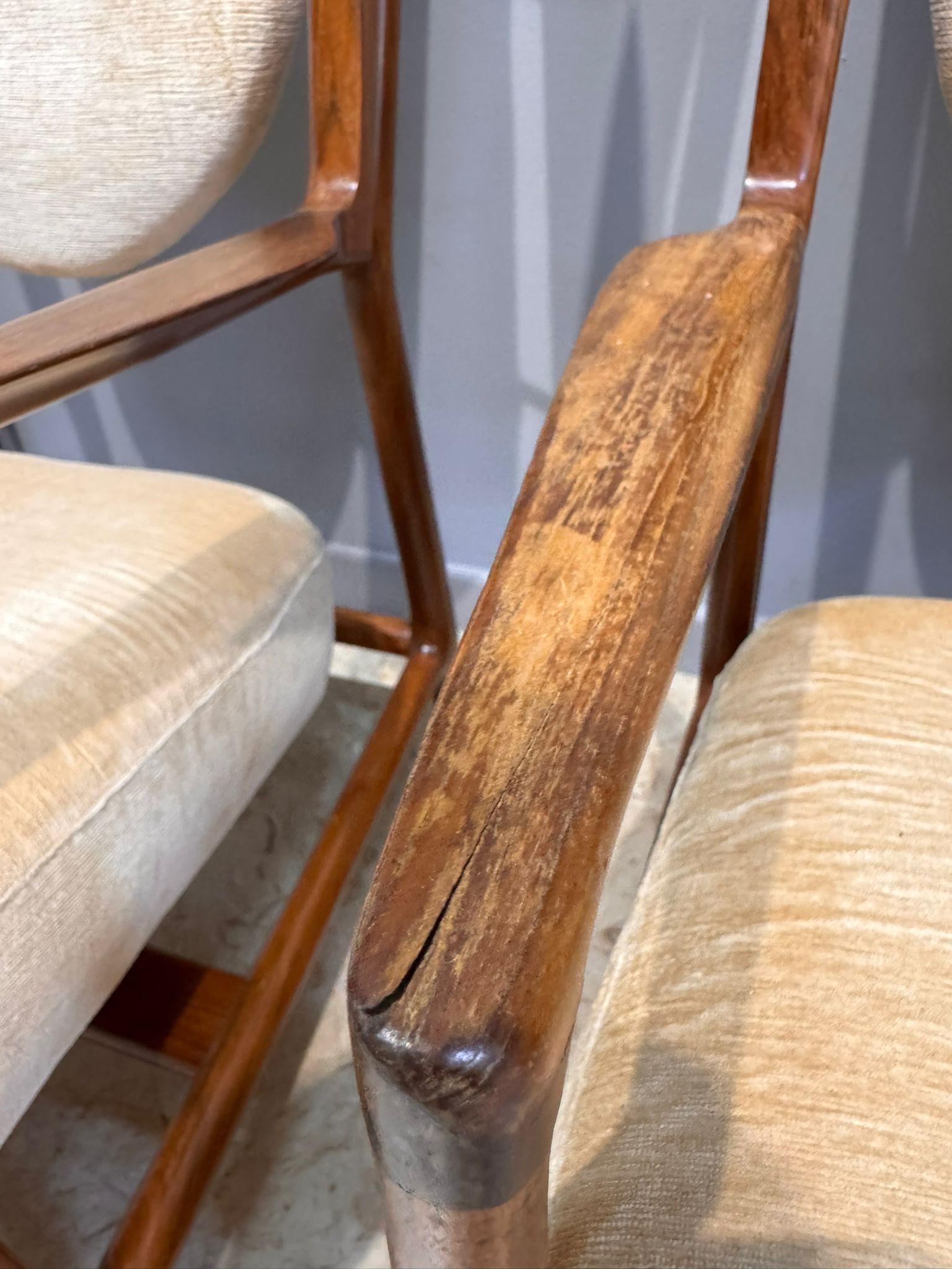 Metal Pair of armchairs Gio Ponti 