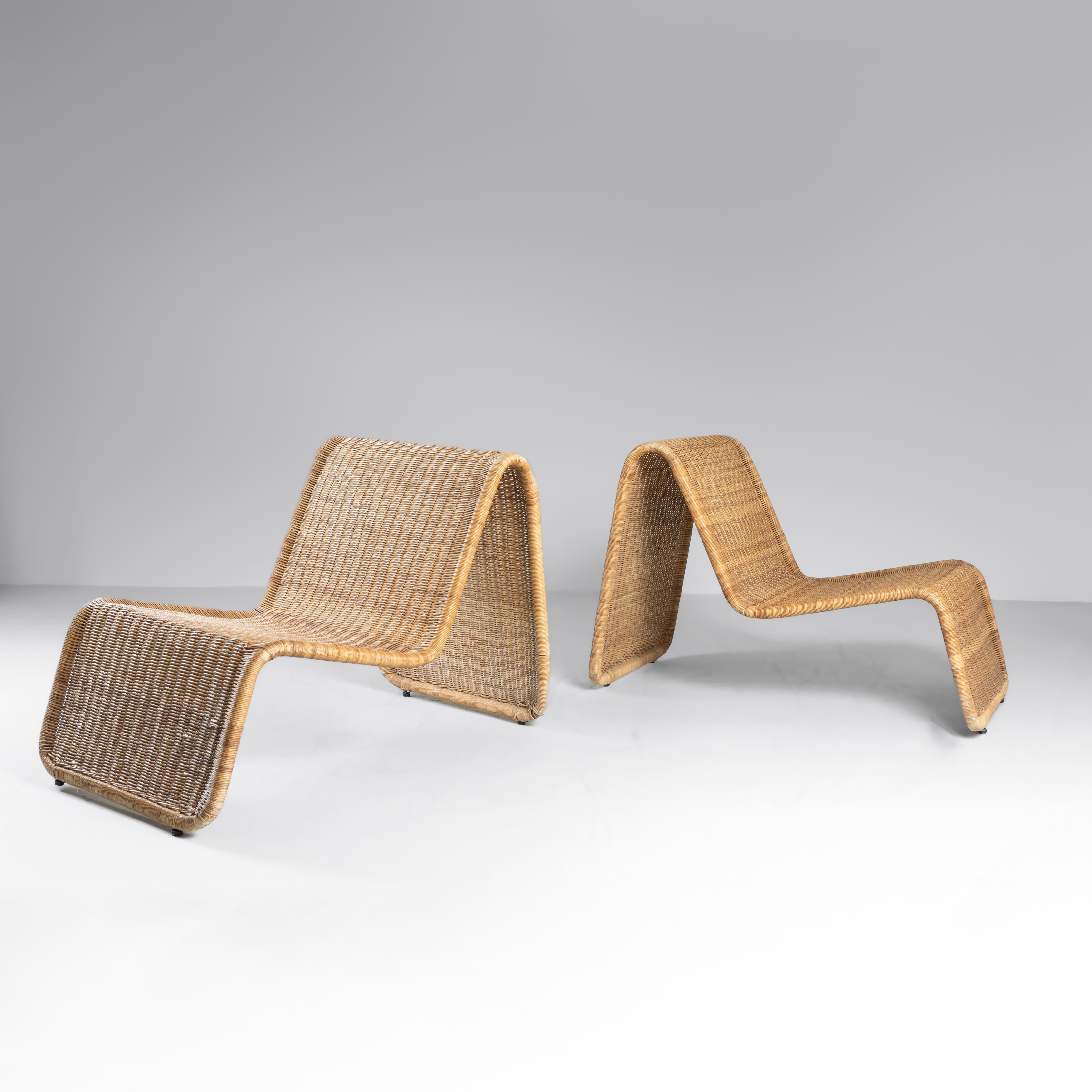 Coppia di poltrone Hestra di Ikea in vimini, 1982 In condizioni buone in vendita a Milano, Lombardia