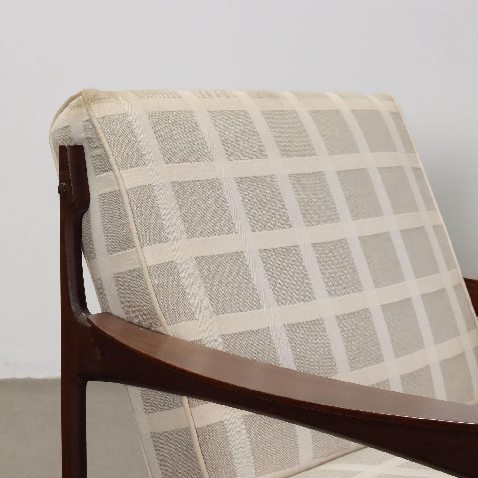 italien Paire de fauteuils en teck, 1960 en vente