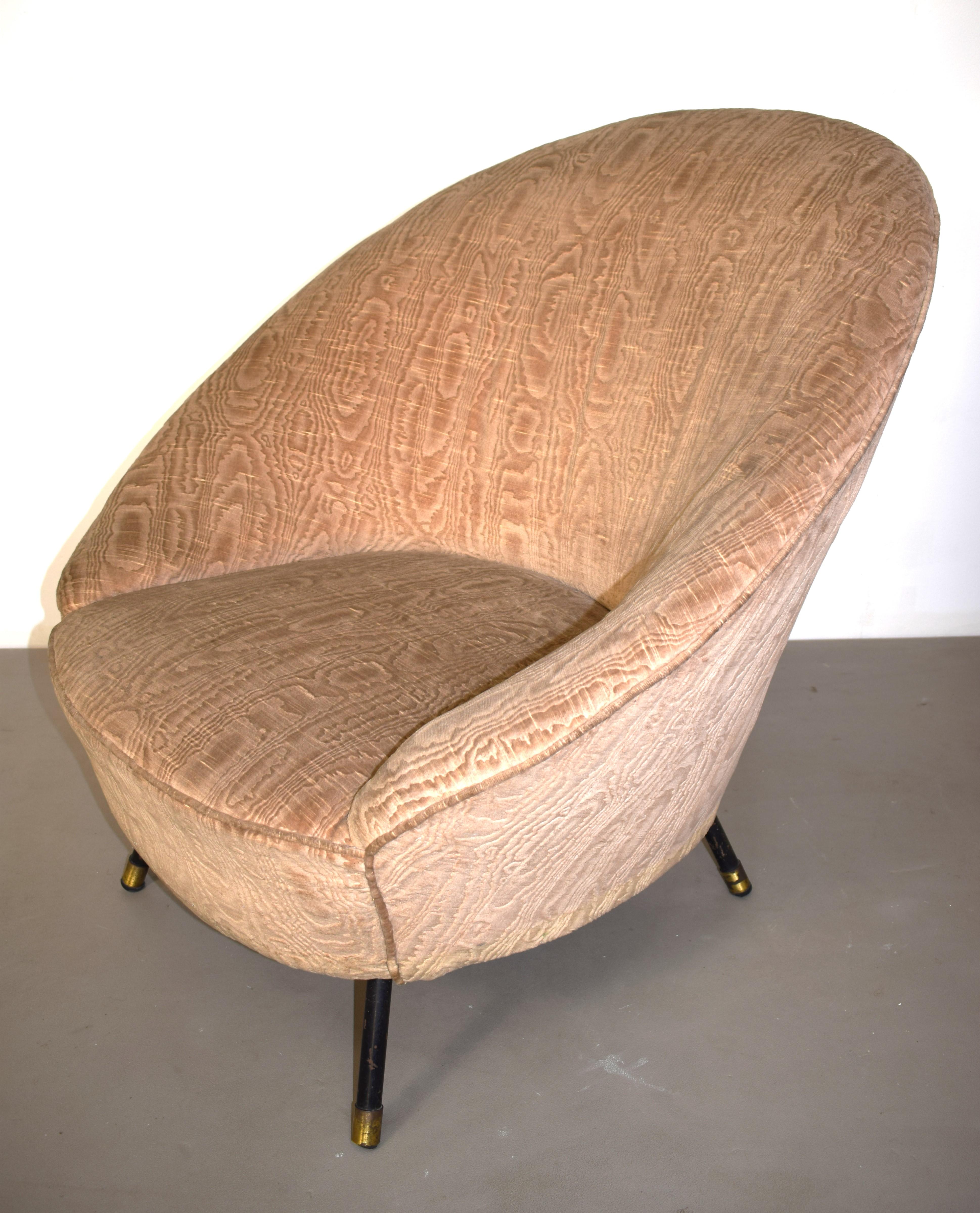 Mid-Century Modern Paire de fauteuils, Italie, années 1950. en vente