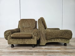 Paire de fauteuils italiens des années 70