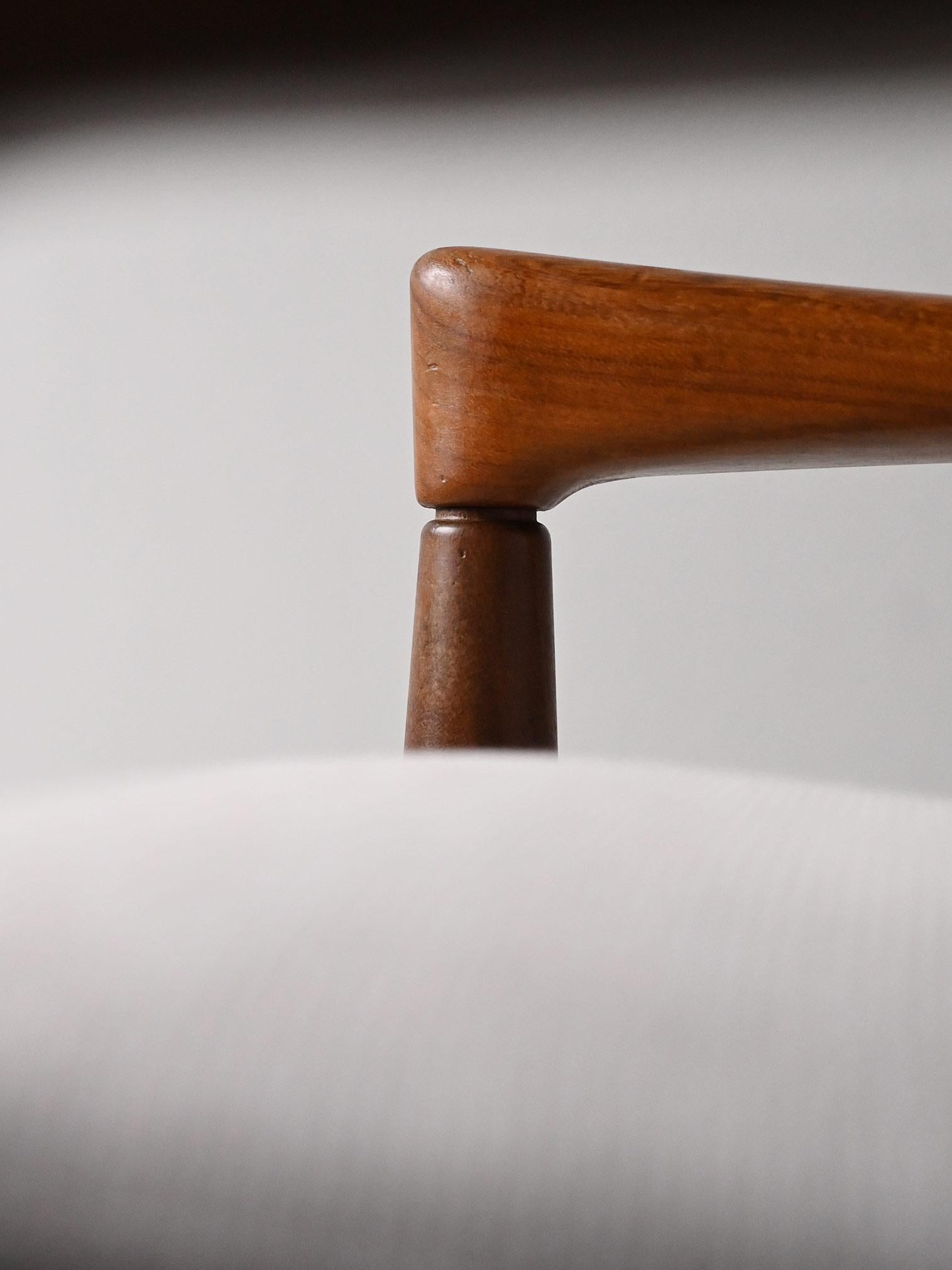 Fabric Pair of vintage Kolding armchairs