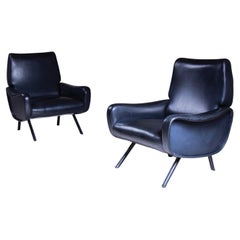 Pair of Lady Armchairs, Marco Zanuso, Cassina
