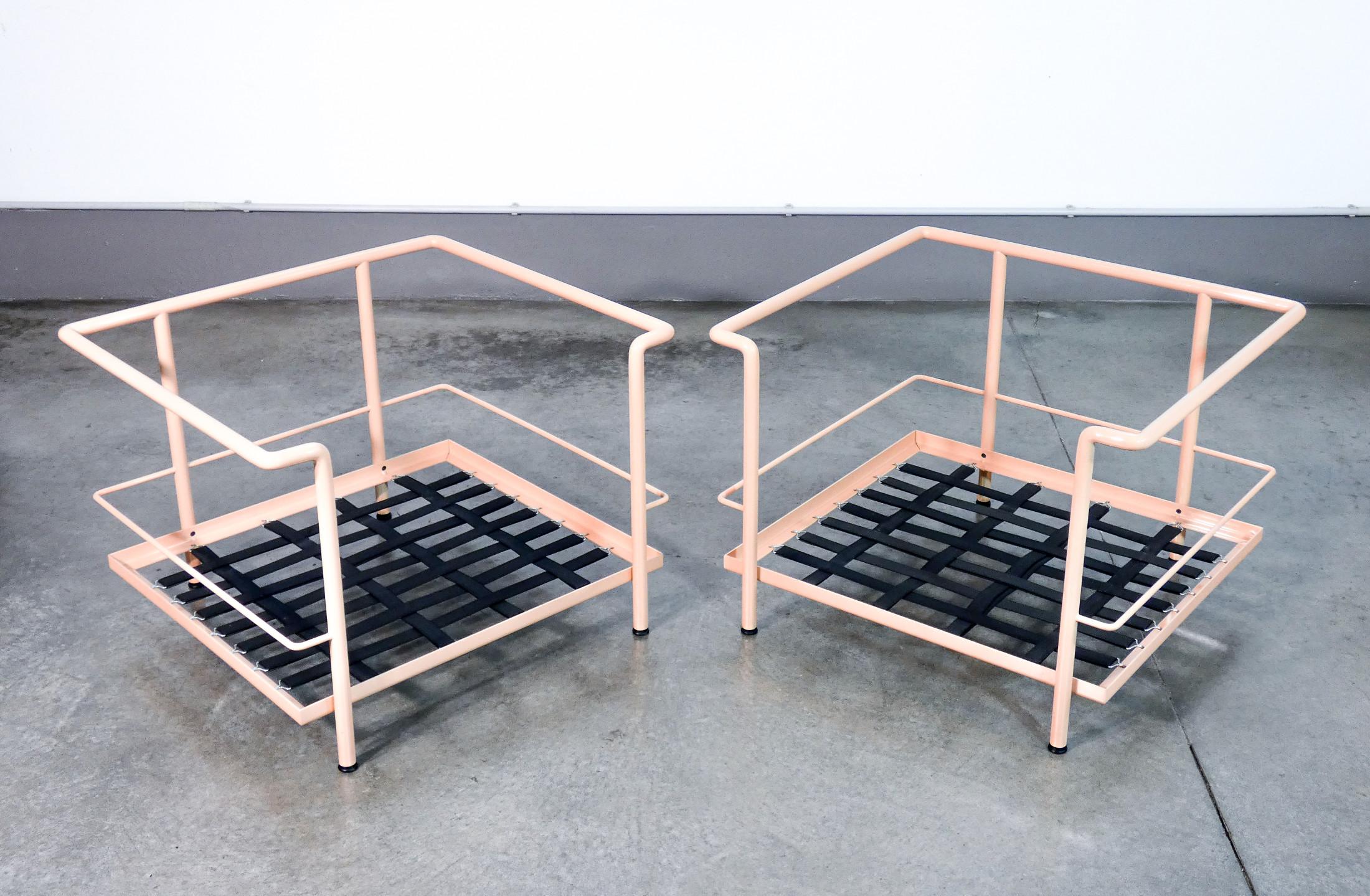 Pareja de sillones LC2 diseño LE CORBUSIER, JEANNERET, PERRIAND para Cassina en venta 6