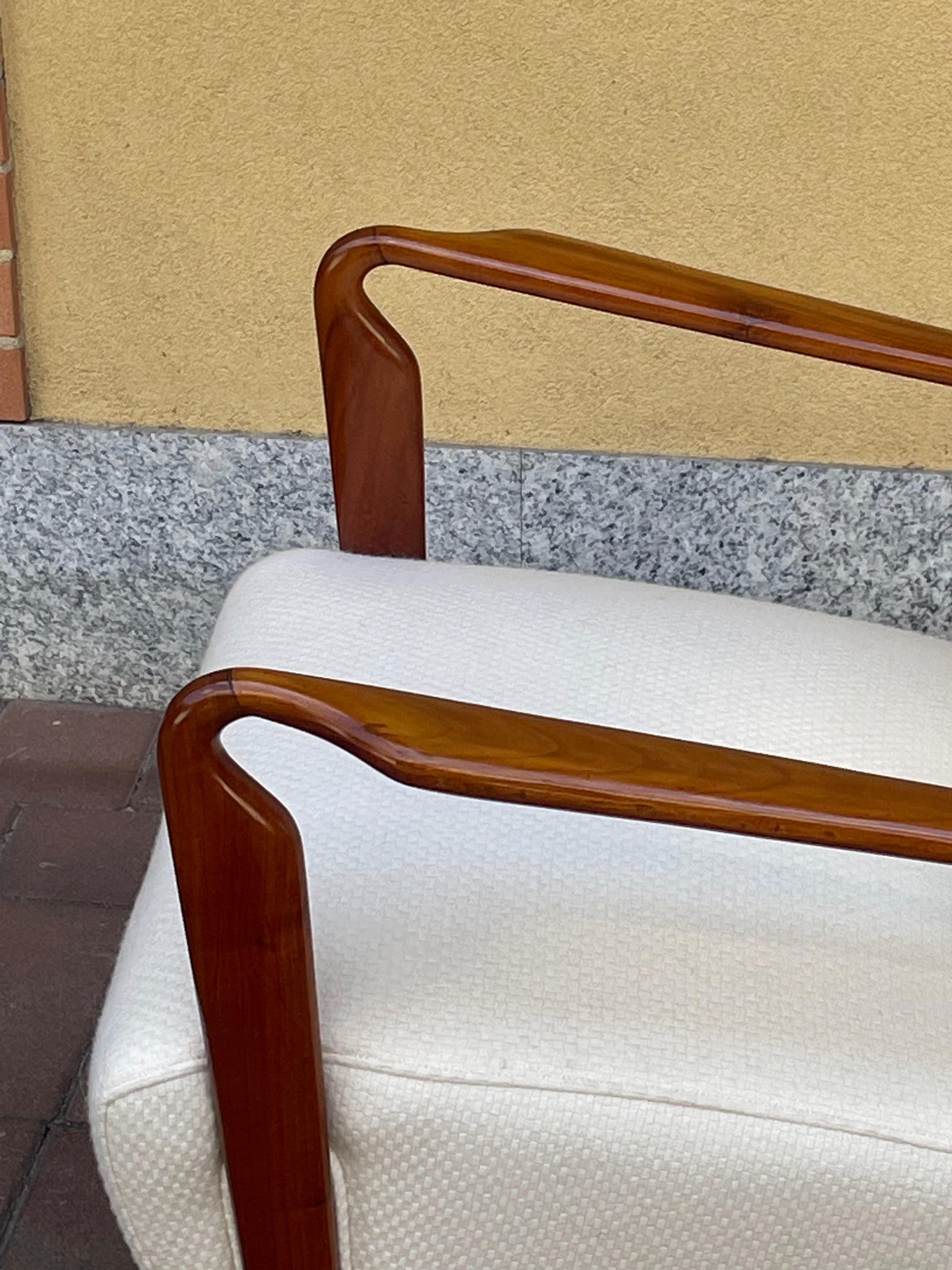 Pair of armchairs mod. 401, Studio Tecnico Cassina, Italy 4