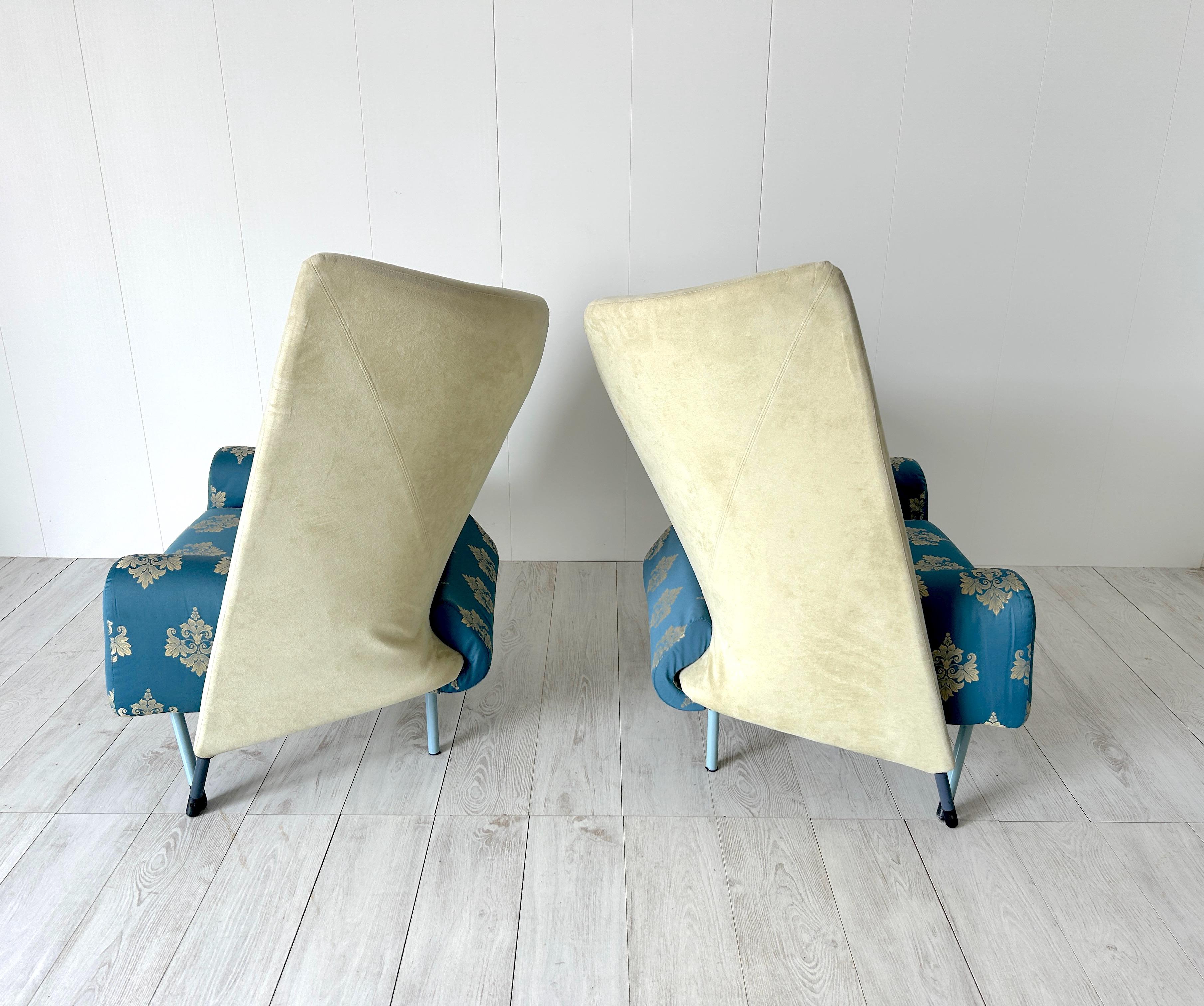 Pair of armchairs mod. Torso by Paolo Deganello for Cassina For Sale 3
