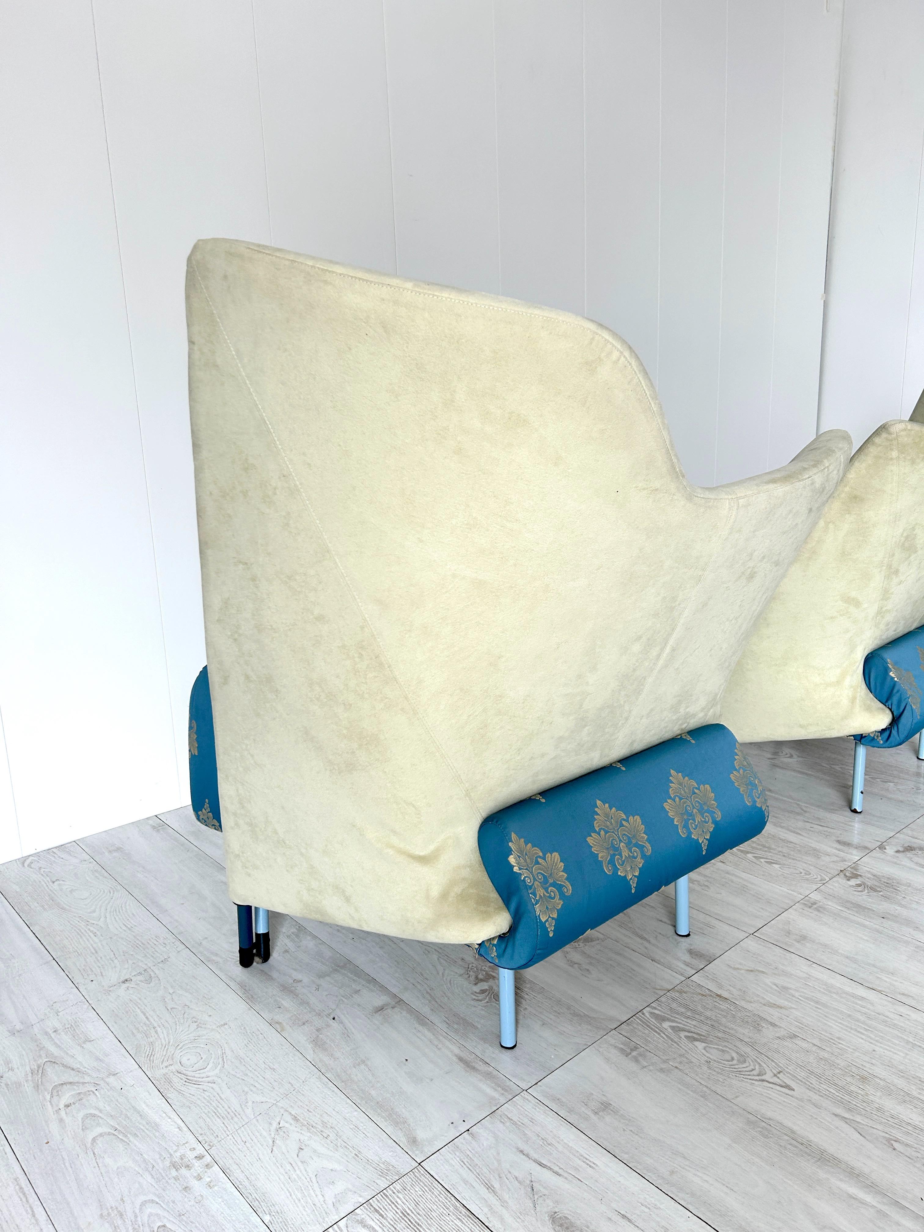 Pair of armchairs mod. Torso by Paolo Deganello for Cassina For Sale 2