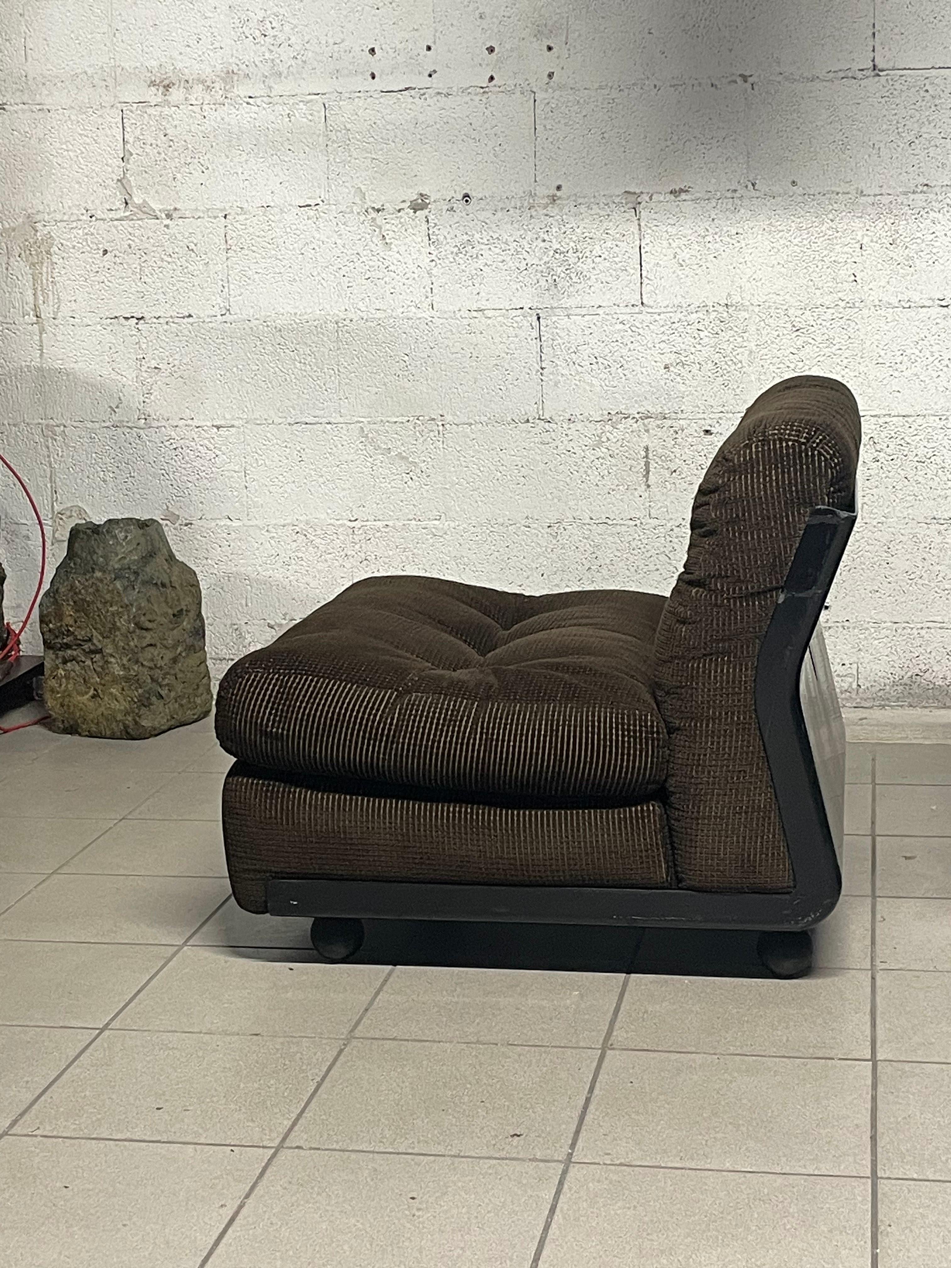 Coppia di poltrone modello Amanta di Mario Bellini per B&B Italia, 1973 in vendita 5