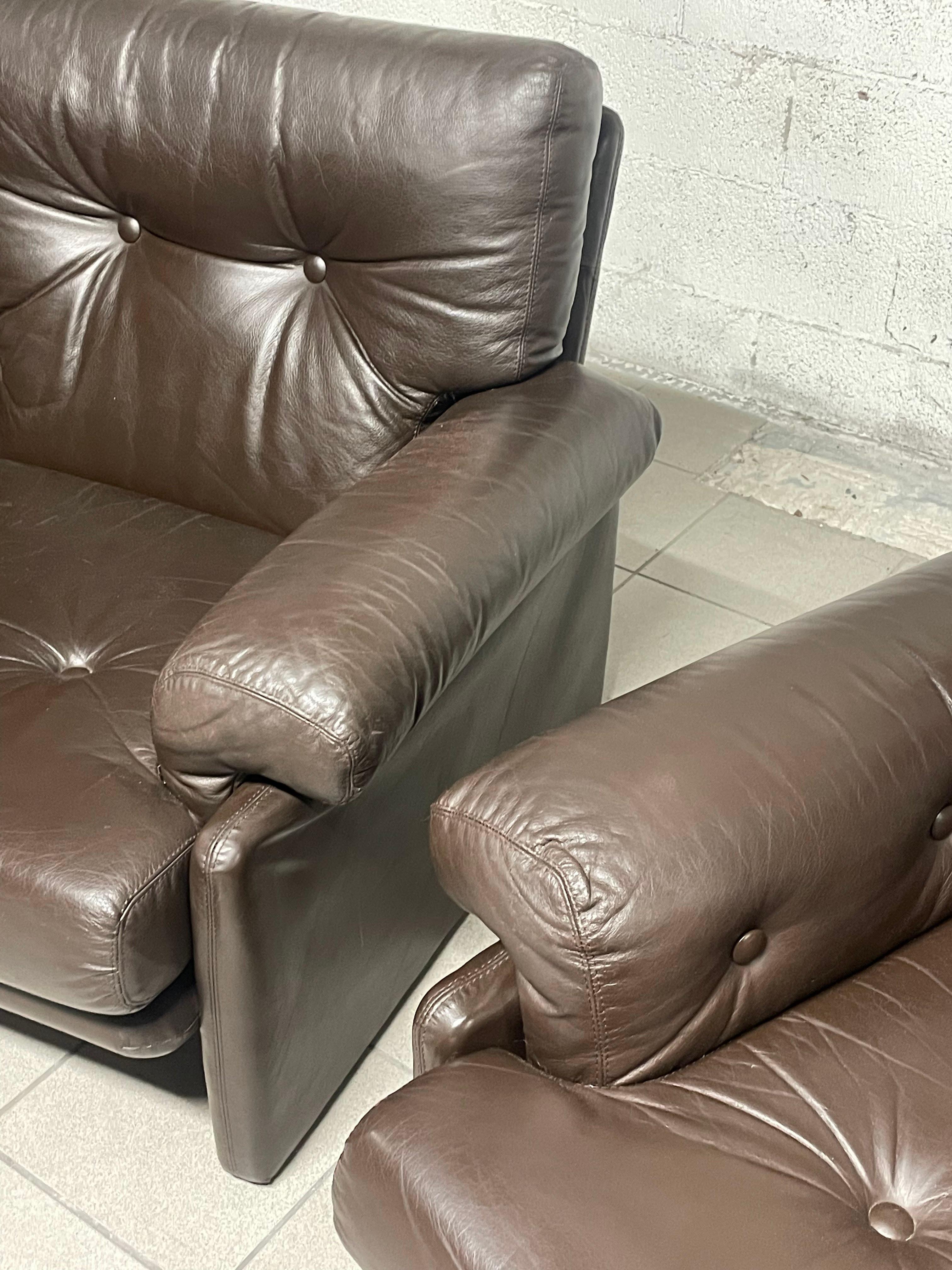 Pair of armchairs model Coronado by Afra & Tobia Scarpa for B&B Italia For Sale 1