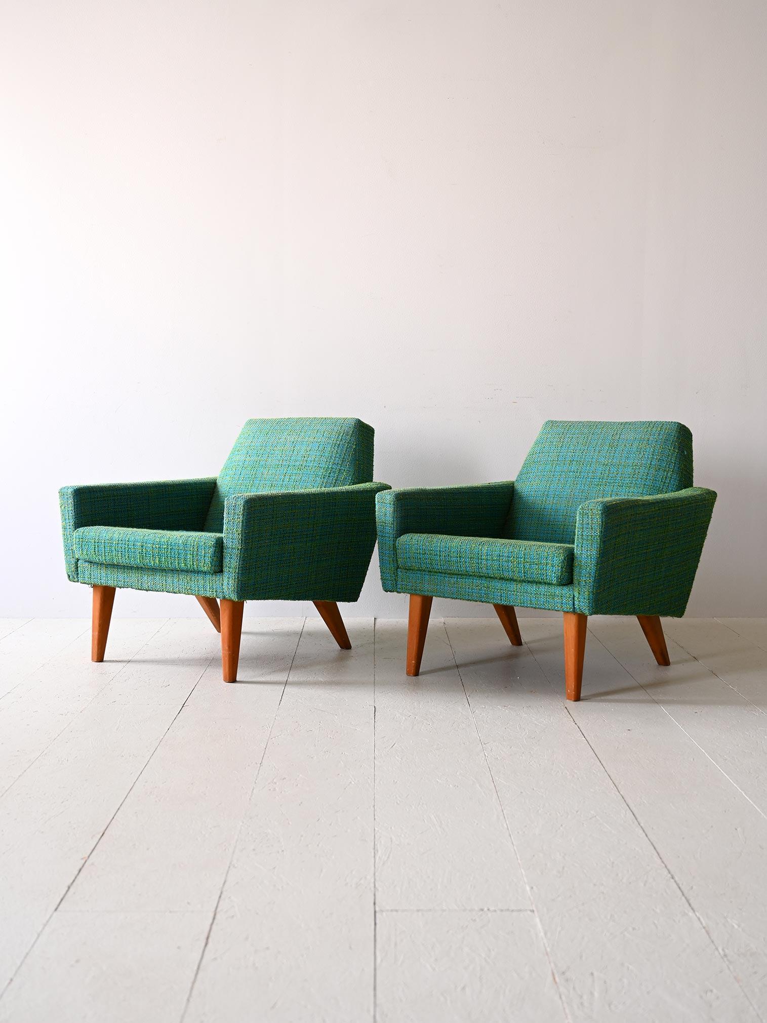 Paar originale Sessel aus den 1960er Jahren im Zustand „Gut“ im Angebot in Brescia, IT