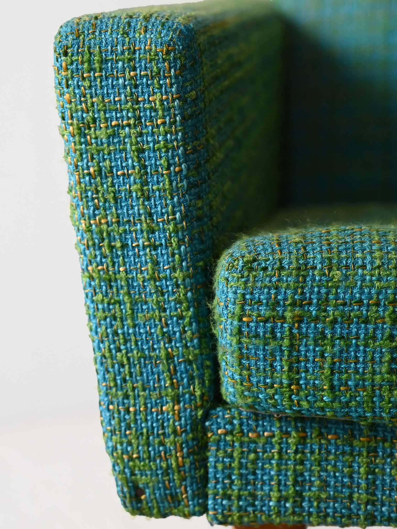 Fabric Pair of original armchairs from the 1960s For Sale