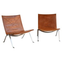 Coppia di poltrone "PK22" di Poul Kjærholm per E. Kold Christensen, anni ’50