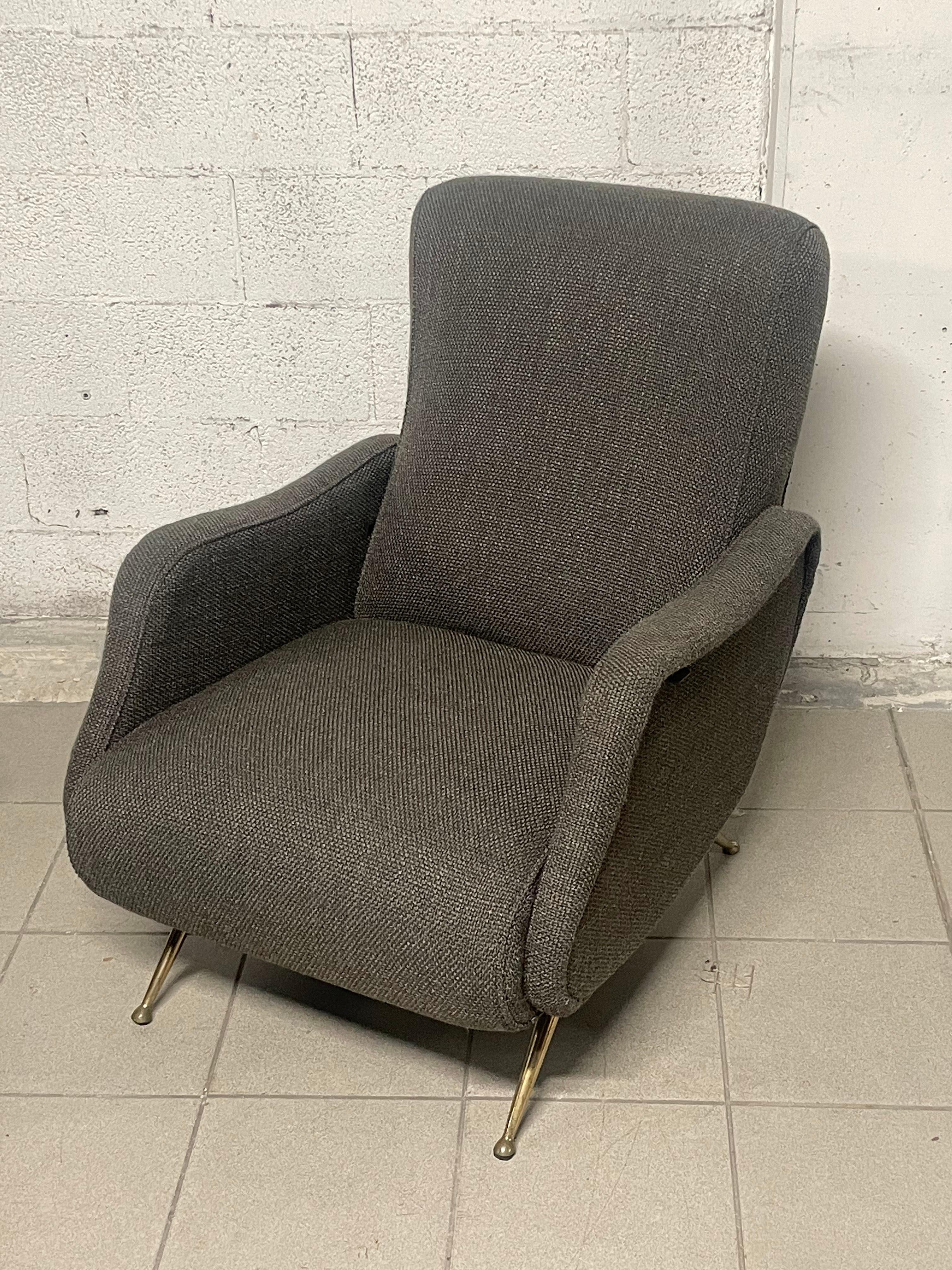 Paire de fauteuils inclinables des années 1950 en vente 3