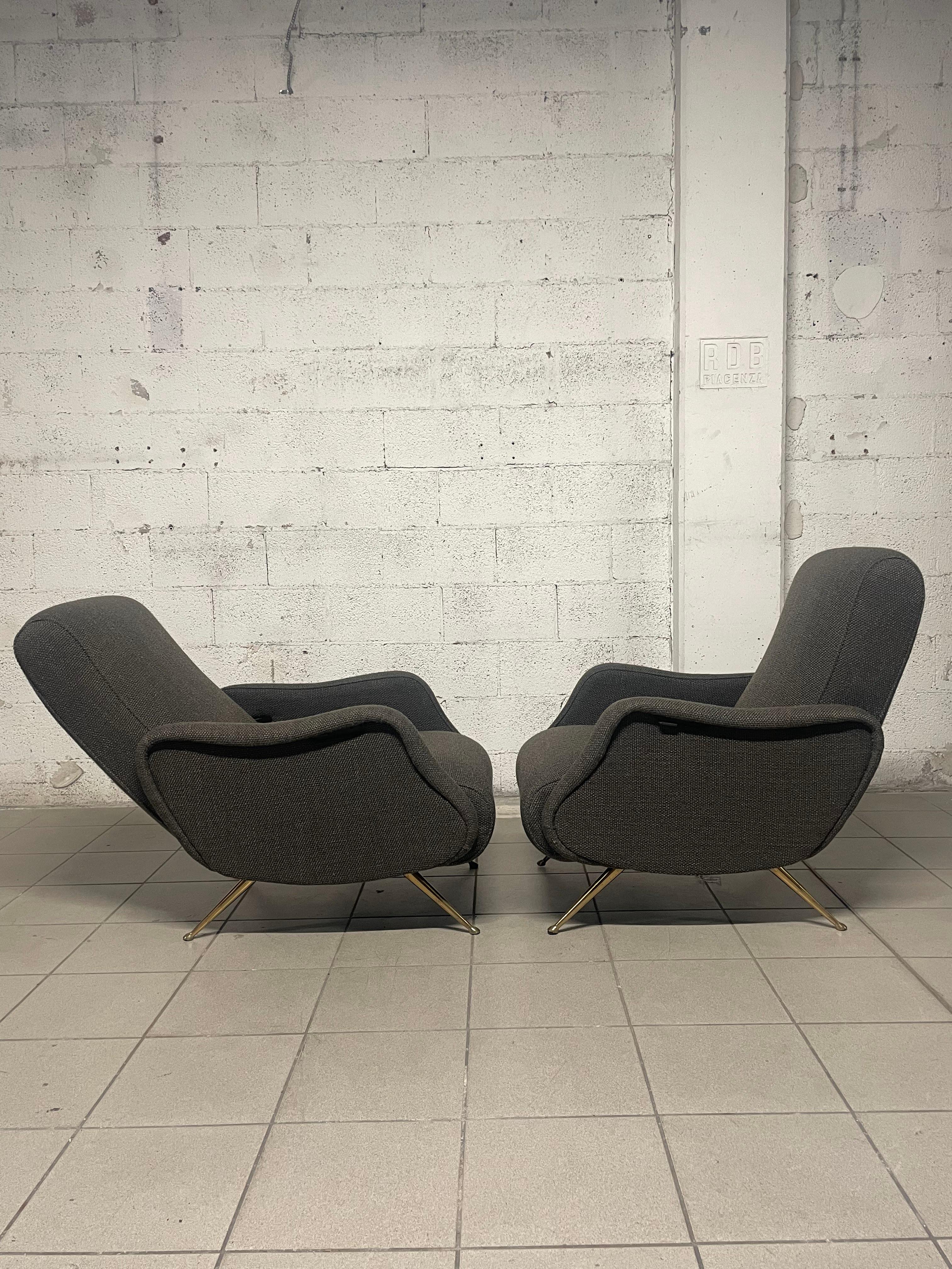 Mid-20th Century Pair of 1950s recliners For Sale