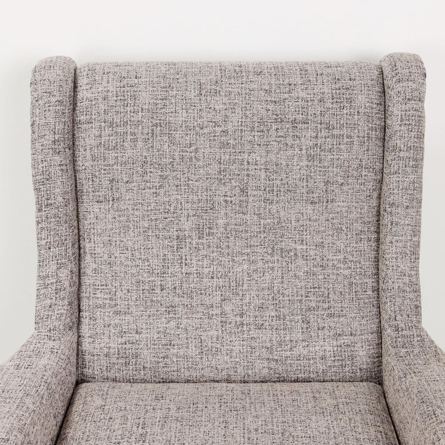 Mid-Century Modern Pair of Regent armchairs by Marco Zanuso for Arflex Anni 60 gray