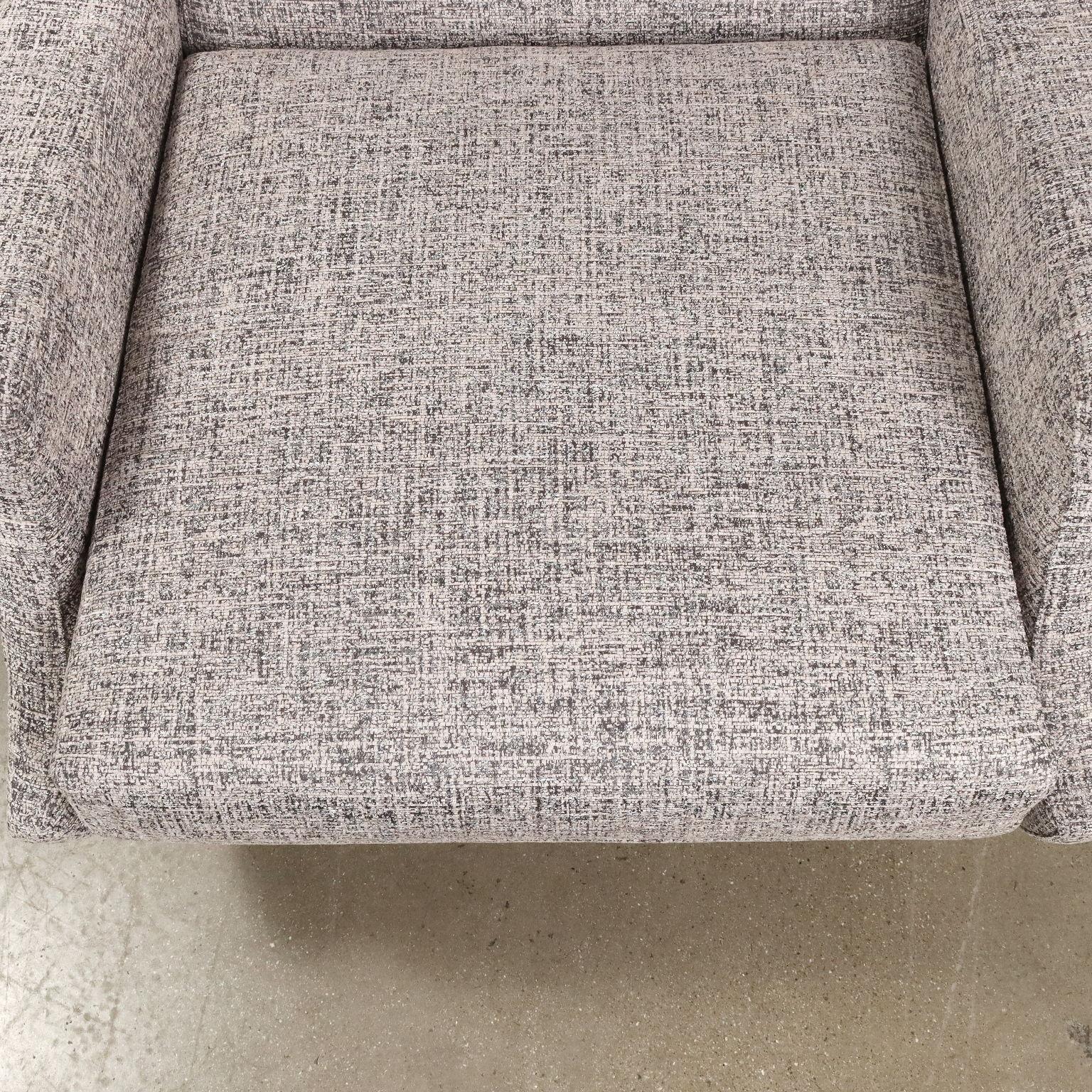 Pair of Regent armchairs by Marco Zanuso for Arflex Anni 60 gray In Excellent Condition In Milano, IT