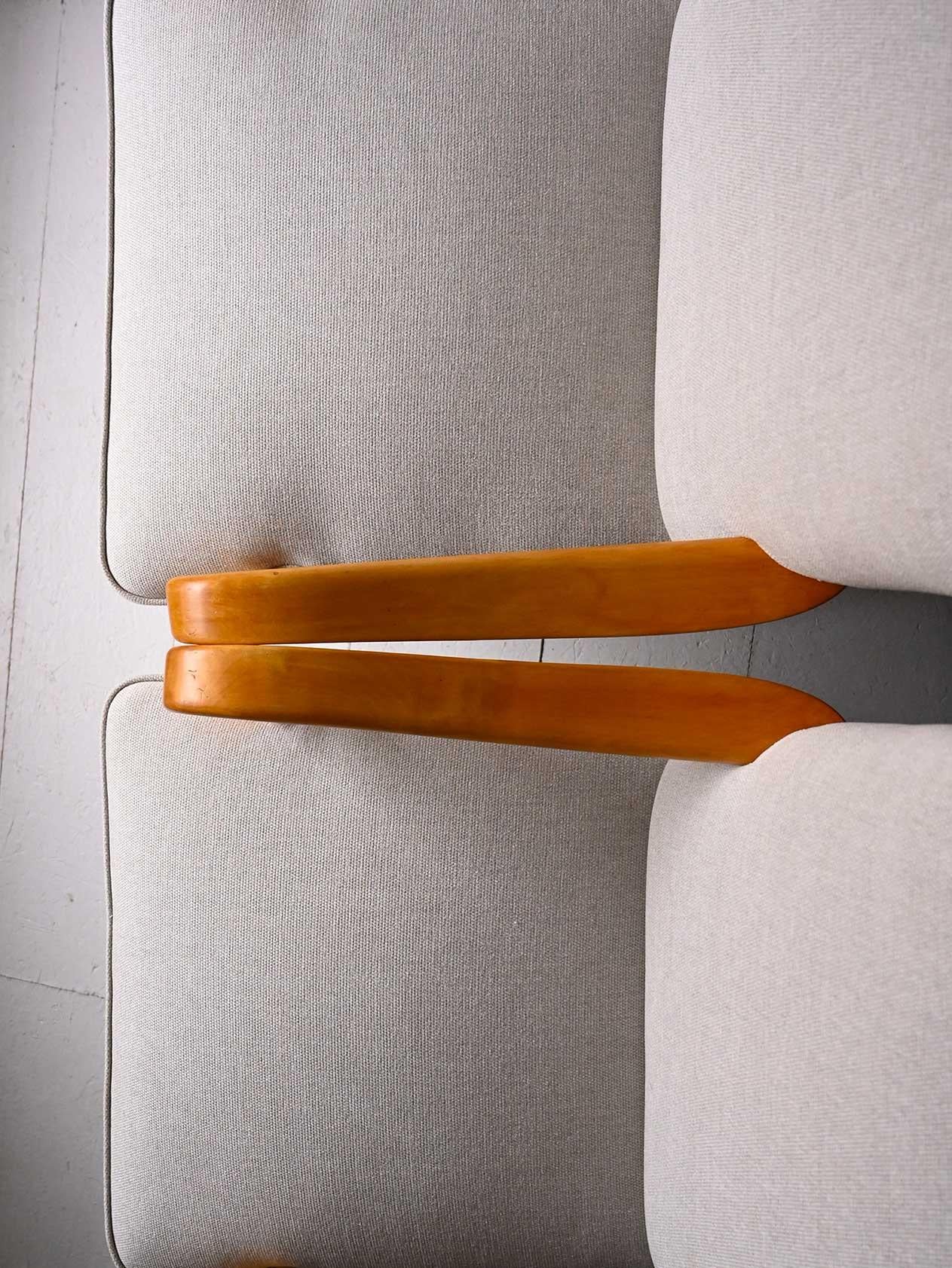 Pair of Scandinavian armchairs from the 1950s For Sale 3