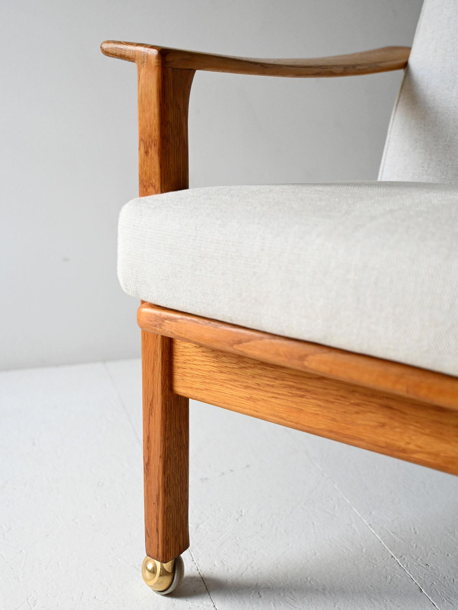 Pareja de sillones escandinavos de Ferd. Lundquist Gotemburgo Mid-20th Century en venta