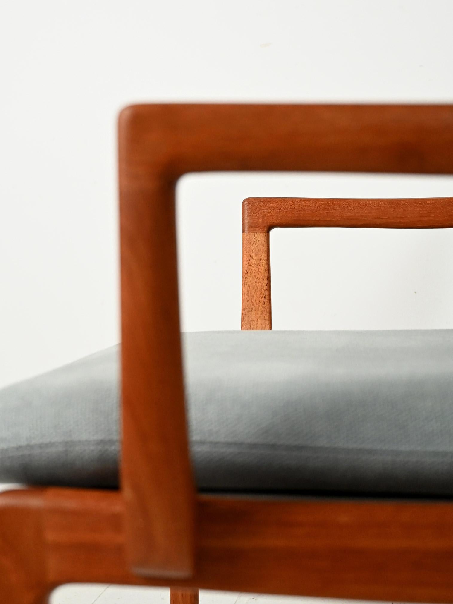 Fabric Coppia di poltrone Senator di Ole Wanscher per Cado For Sale