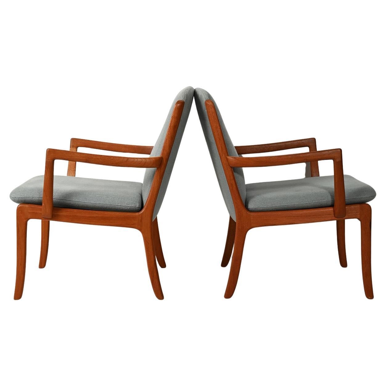 Coppia di poltrone Senator di Ole Wanscher per Cado