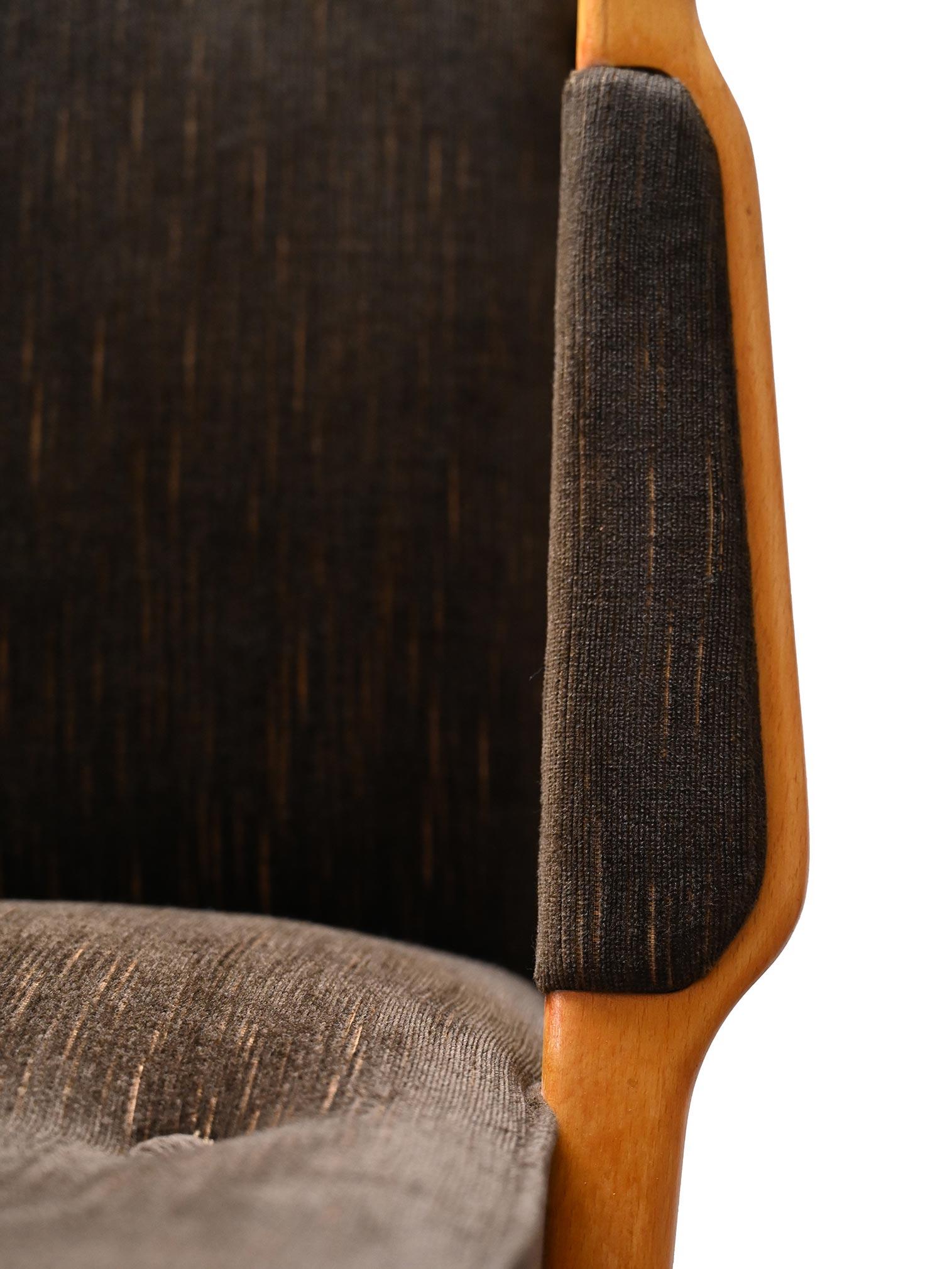 Tissu Paire de fauteuils suédois par Folke Ohlsson en vente