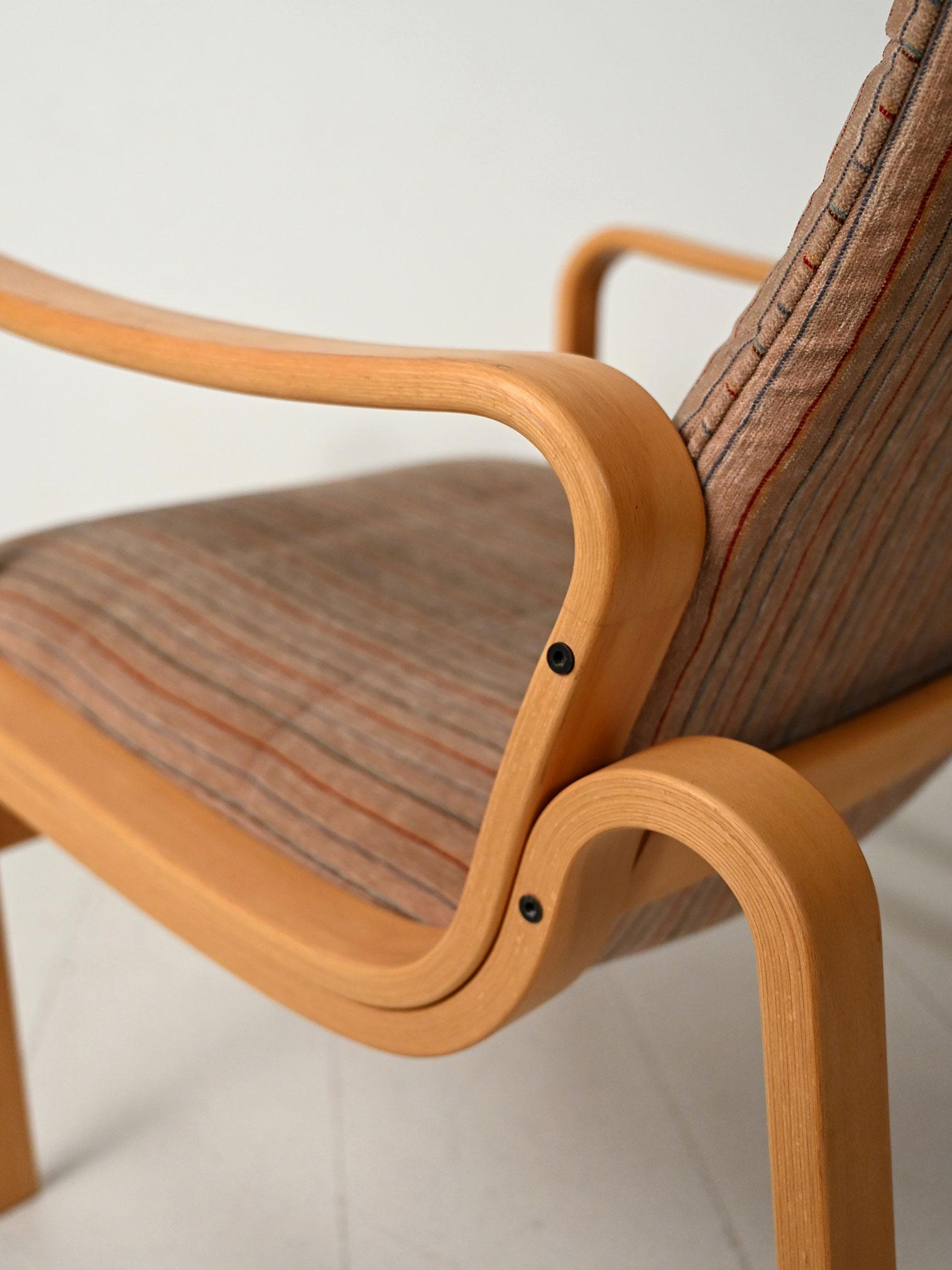 Coppia di poltrone svedesi di Ire Möbler in faggio en venta 1