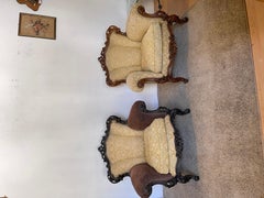 Coppia di poltrone, veneziano Intagliate a mano , "Royal Heritage", anni '70