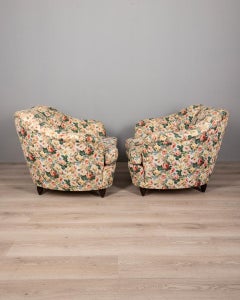 Pair of vintage 1950s armchairs designed by Gio Ponti for Casa Giardino