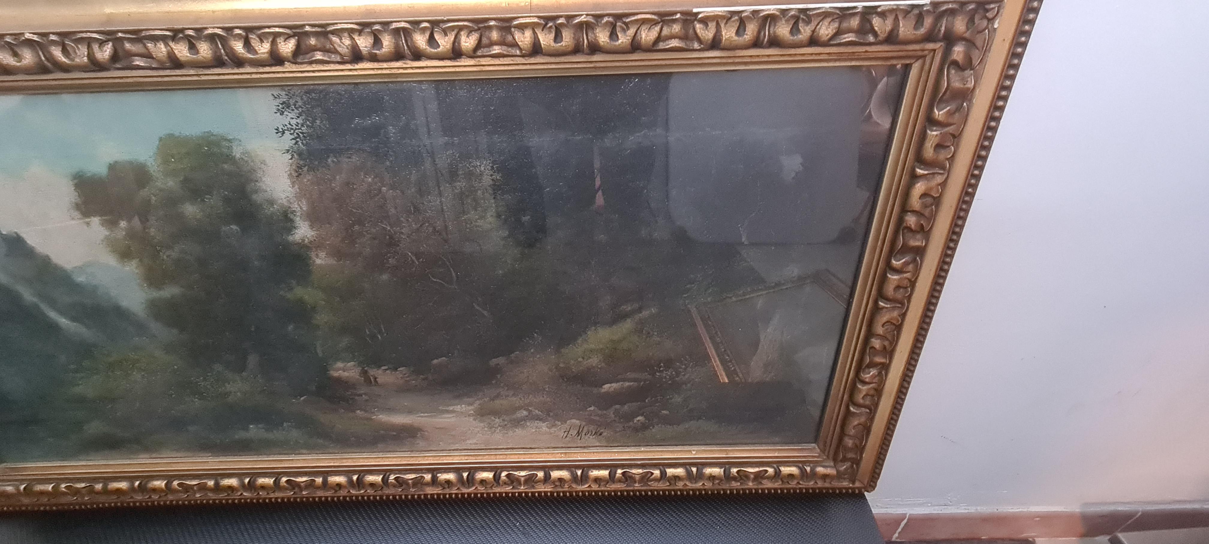 Pair of paintings by painter Hernry Markó late 19th century For Sale 2