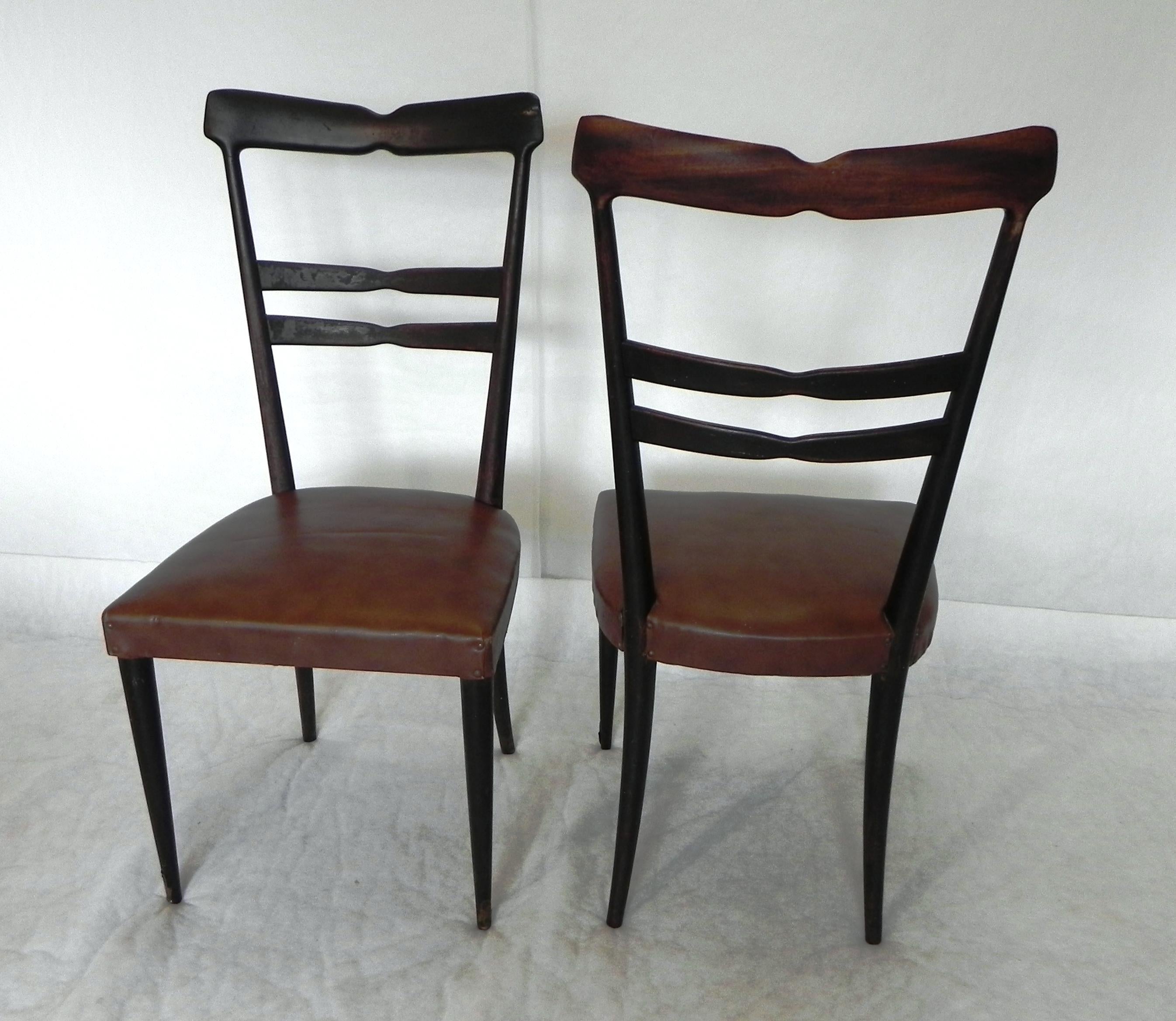 Mid-20th Century Coppia di sedie anni 60 For Sale