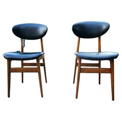 Pair of chairs from the 1960s in the style of Ico Parisi