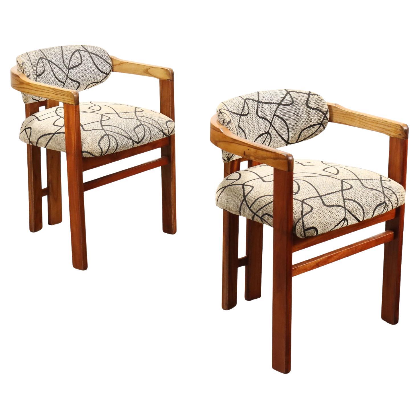 Pair of Argentine Chairs with Armrests 1960s