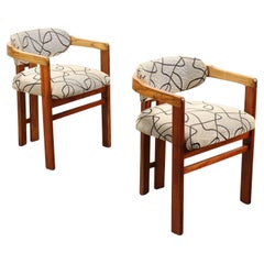 Vintage Pair of Argentine Chairs with Armrests 1960s