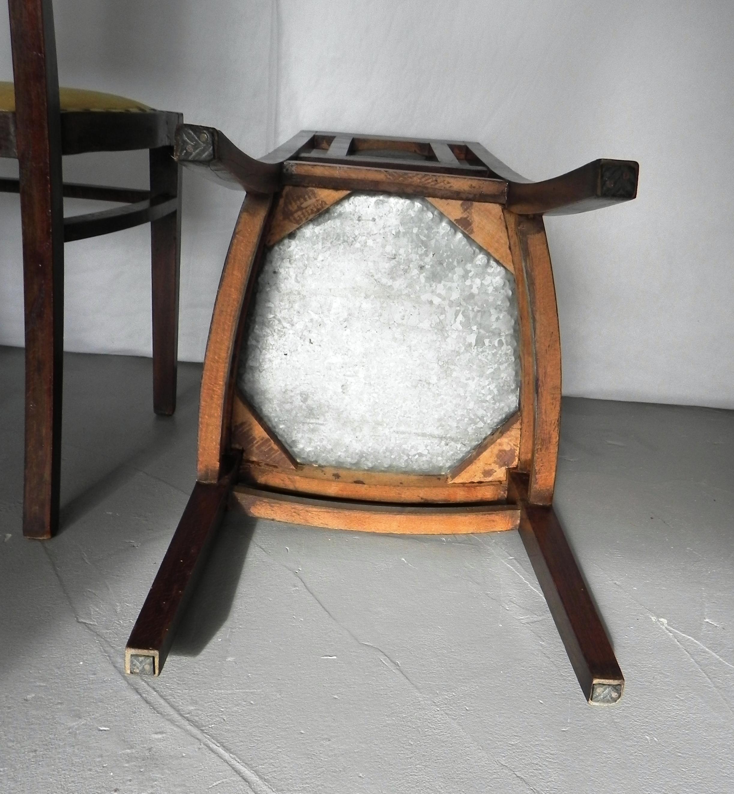Coppia di sedie Art Nouveau, inizio '900 For Sale 2