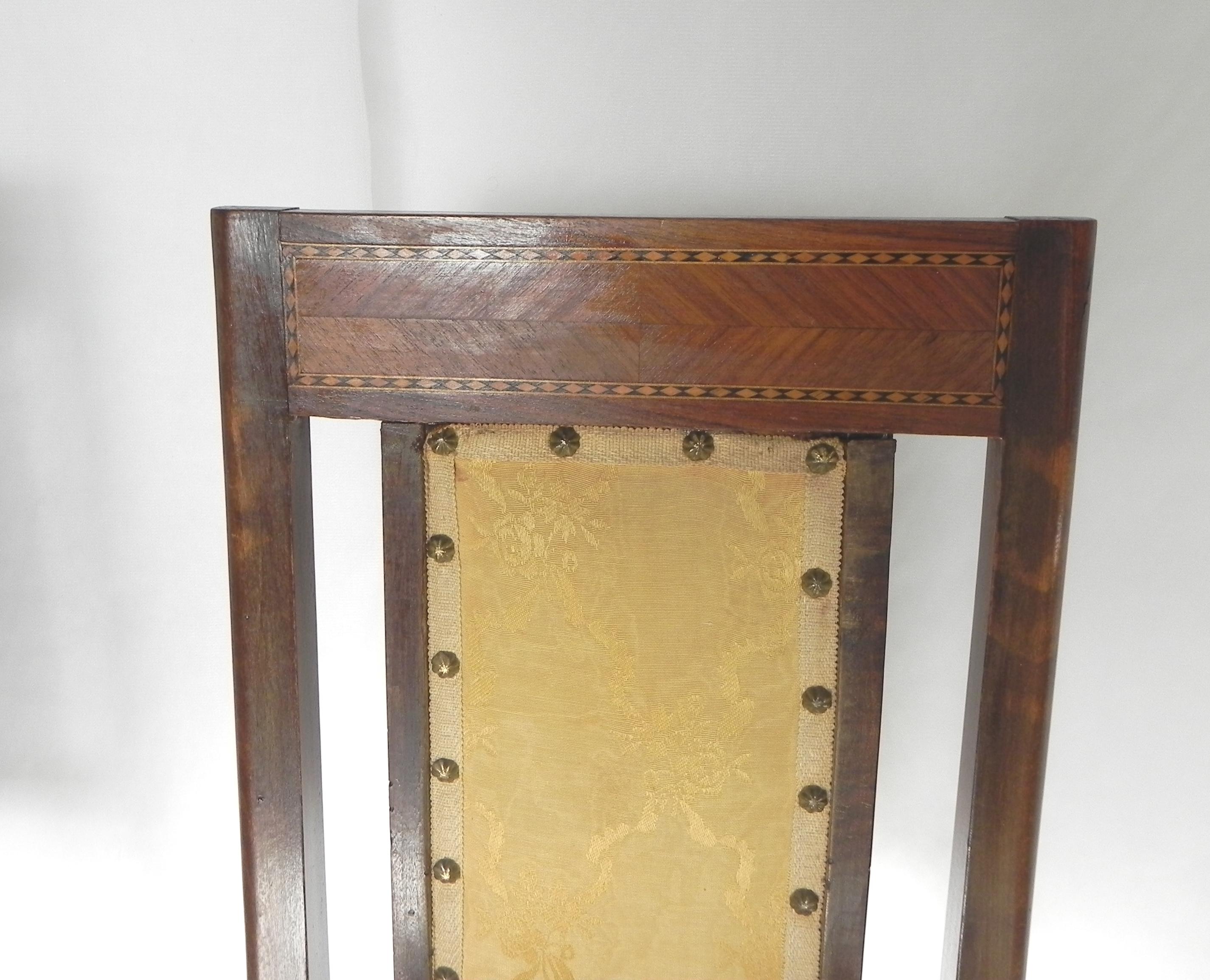 Italian Coppia di sedie Art Nouveau, inizio '900 For Sale