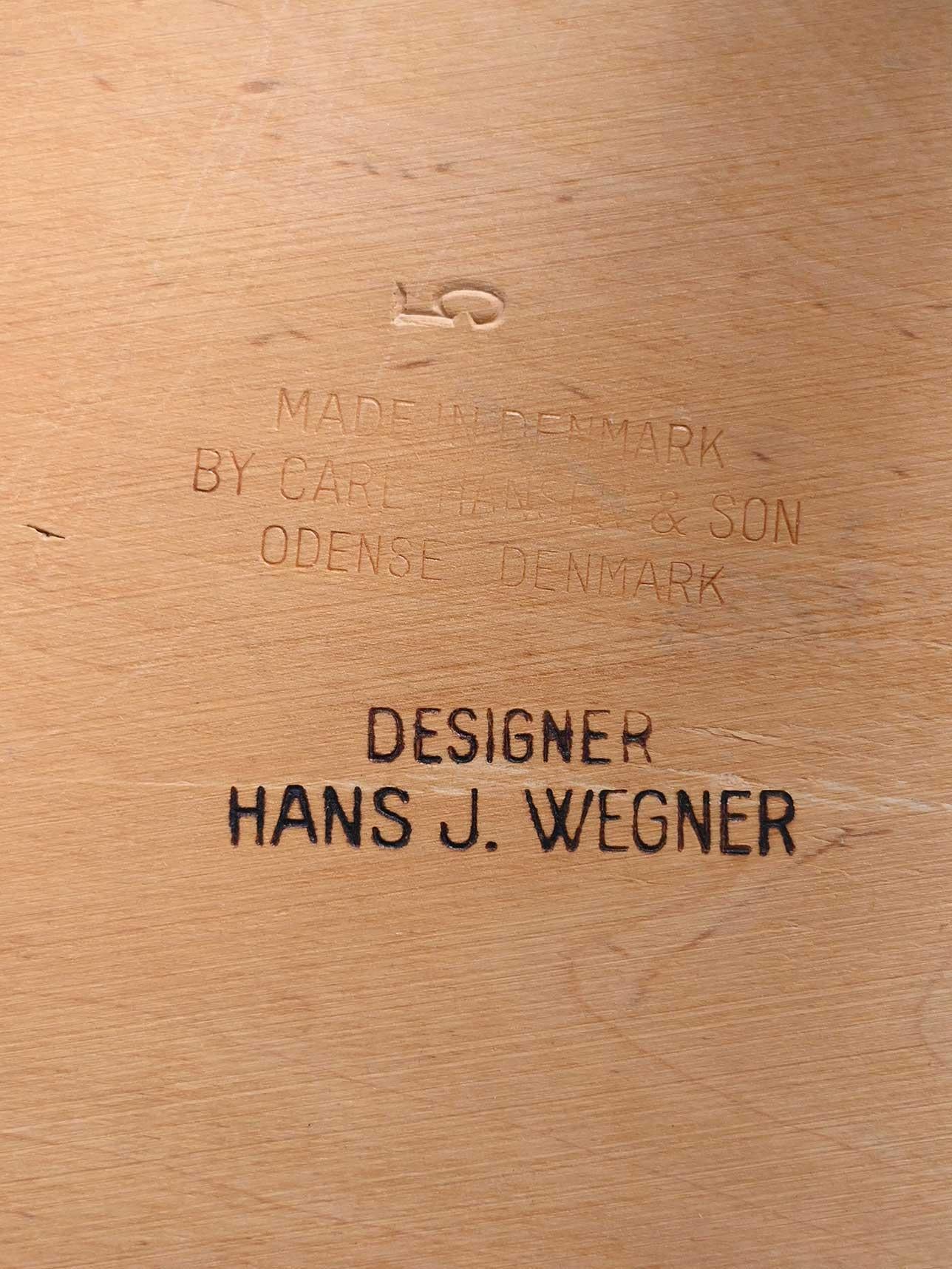 Pair of CH33 Hans Wegner Chairs For Sale 1