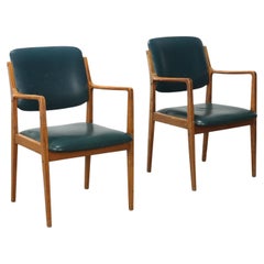 Pair of Chairs with Armrests 50s-60s Years