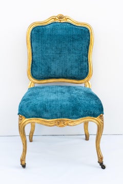 Pair of Giltwood Parlor Chairs, France 19th century