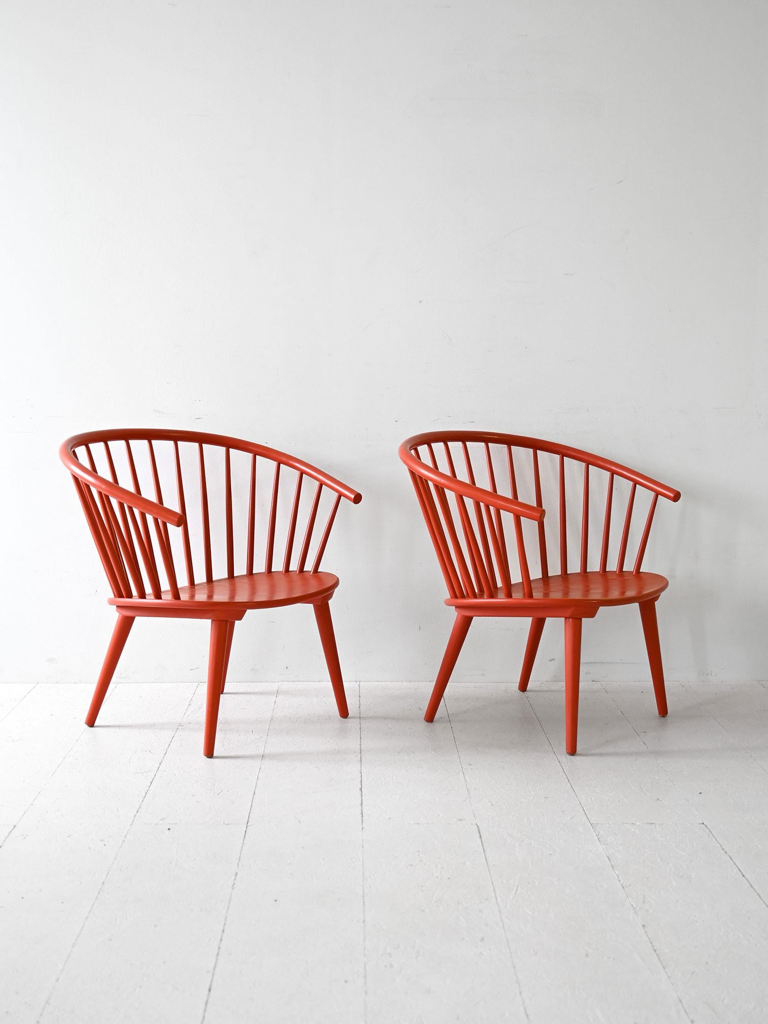 Sedie vintage scandinave modello 
